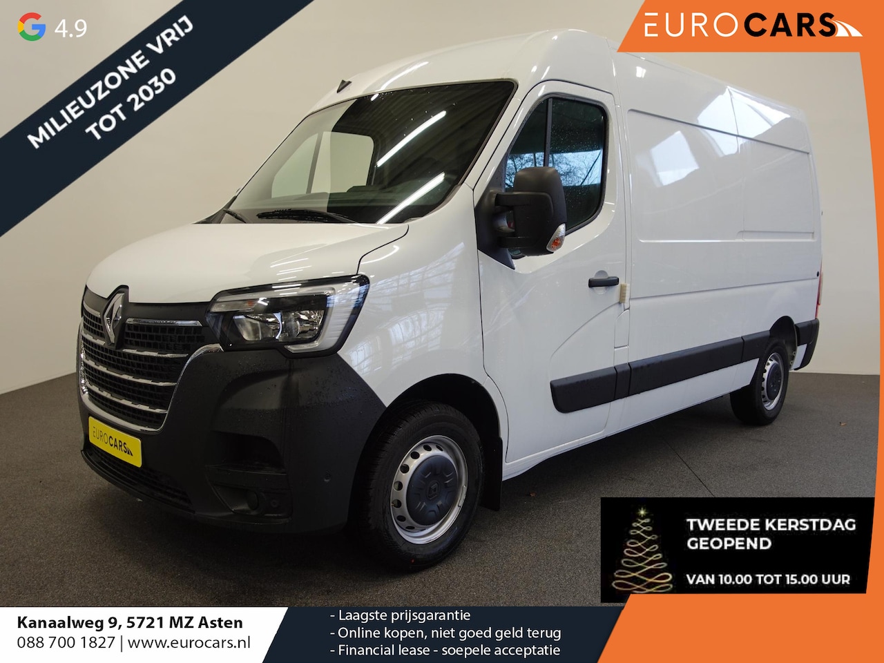 Renault Master - T33 2.3 dCi 135 L2H2 BPM VRIJ! Airco Cruise control Parkeersensoren Navigatie Trekhaak - AutoWereld.nl