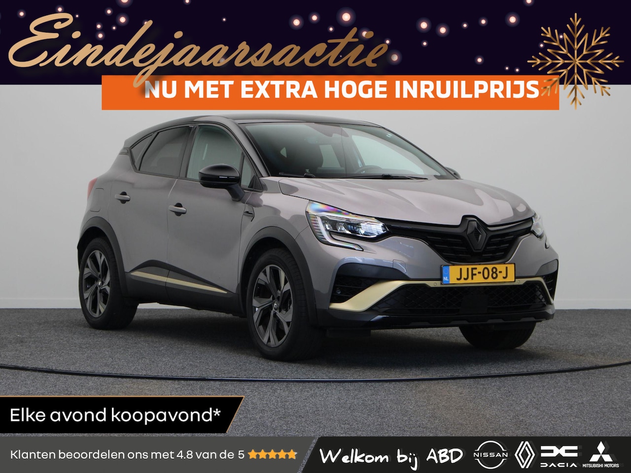 Renault Captur - Hybrid 145pk E-tech Engineered | Achteruitrijcamera | Parkeersensoren voor en achter | Cru - AutoWereld.nl