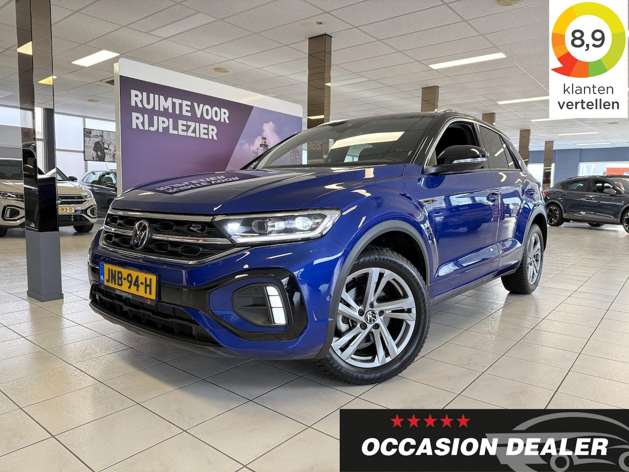 Volkswagen T-Roc - 1.5 TSI R-Line DSG *IQ*CAM*MASSAGE*BUSS-PACK*LM17* - AutoWereld.nl