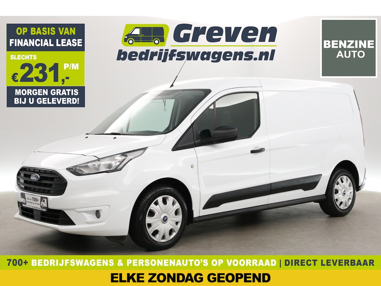 Ford Transit Connect - EcoBoost L2H1 | Benzine | Airco | Parkeersens. | Stoelverw. - AutoWereld.nl
