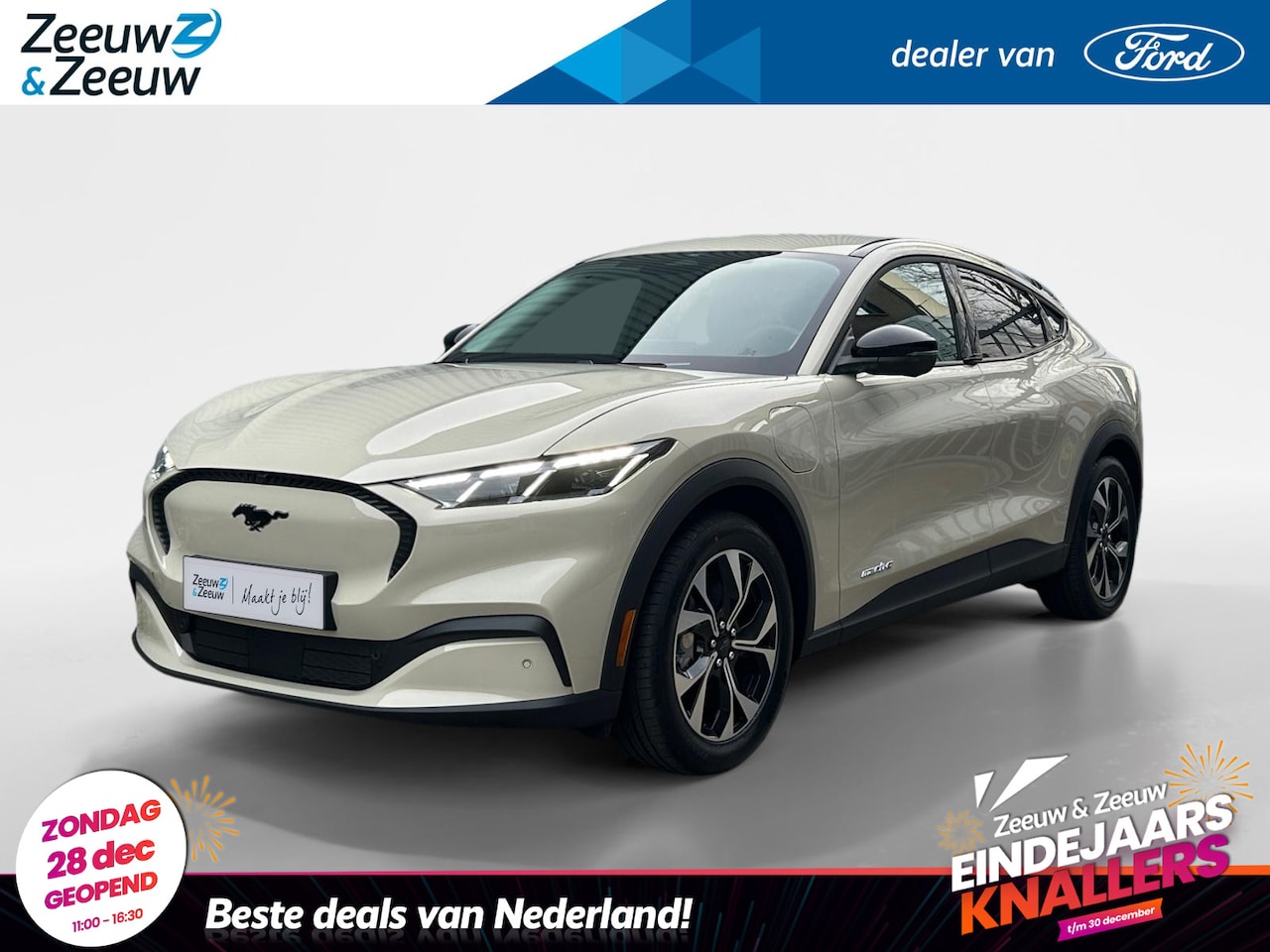 Ford Mustang Mach-E - Standard RWD 75 kWh | Verwachte Levertijd 3 Weken | Prijs inclusief 1000 Euro Ford Voordee - AutoWereld.nl