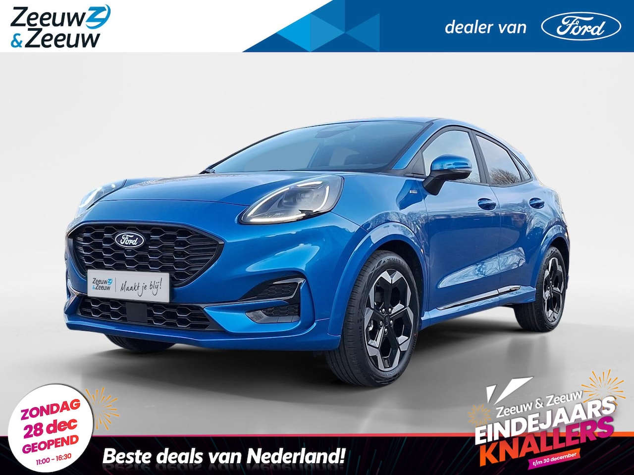 Ford Puma - 1.0 EcoBoost Hybrid ST-Line X | Verwachte Levertijd 3 weken | Prijs inclusief 6500 euro Fo - AutoWereld.nl