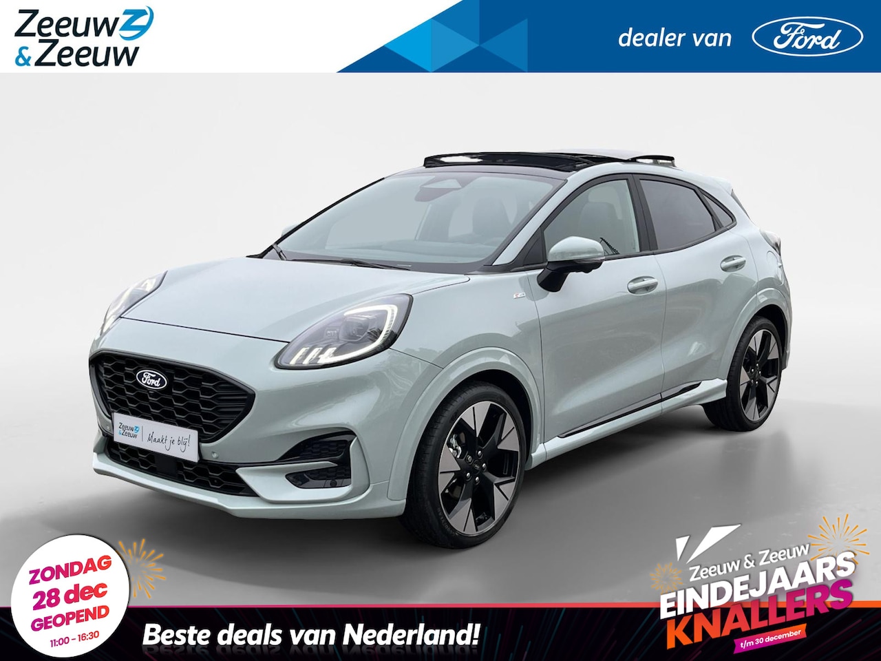 Ford Puma - 1.0 EcoBoost Hybrid ST-Line X | Verwachte Levertijd 3 Weken | Prijs Inclusief 6500 Euro Fo - AutoWereld.nl