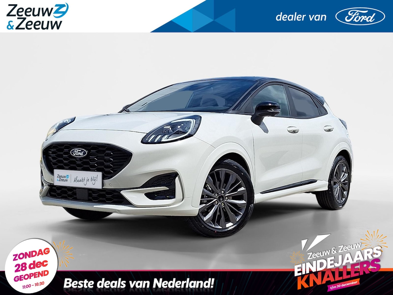 Ford Puma - 1.0 EcoBoost Hybrid Sound Edition | Verwachte Levertijd 3 Weken | Limited Edition | Prijs - AutoWereld.nl