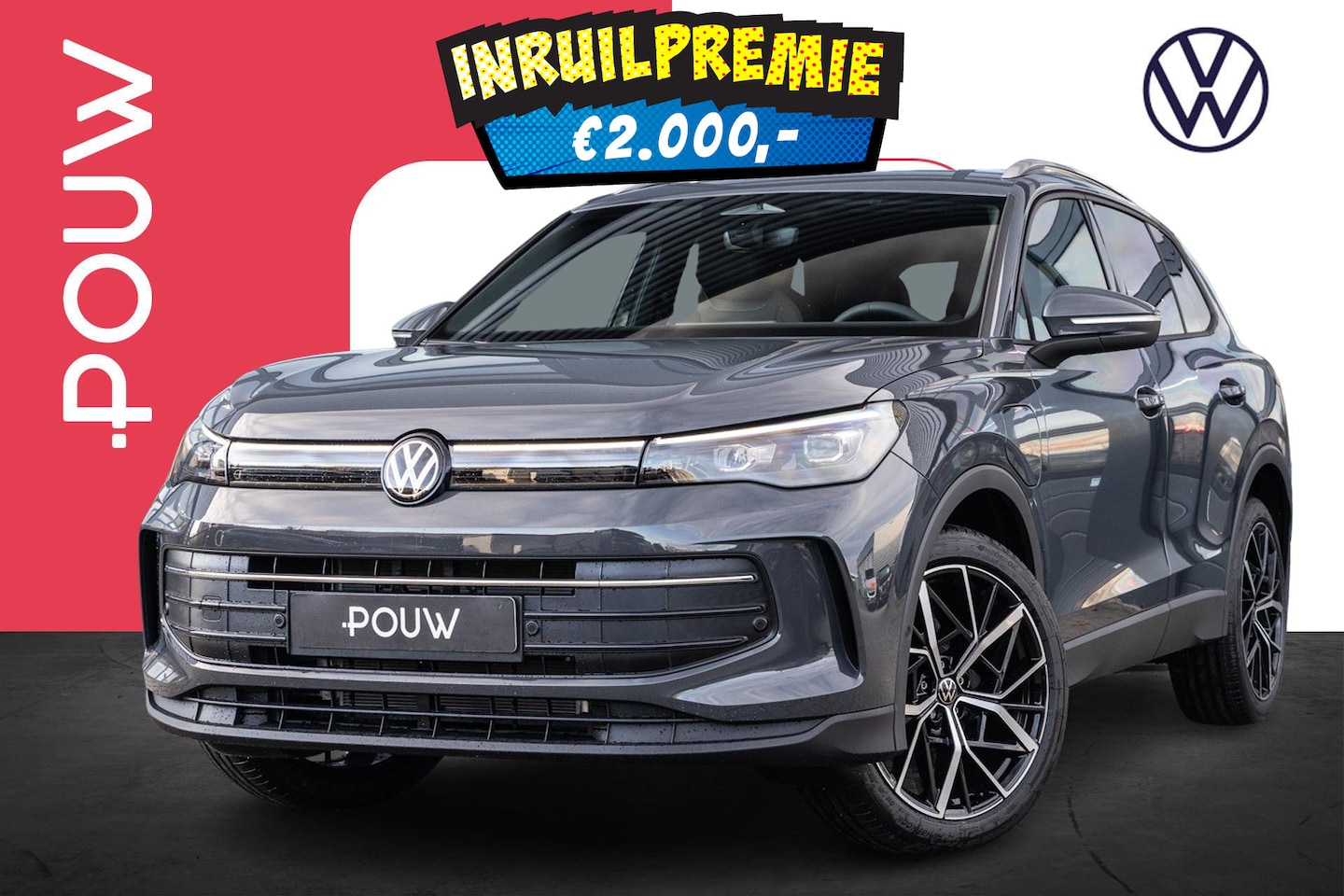 Volkswagen Tiguan - 1.5 eHybrid 204pk DSG Life Edition | Design Pakket Dark | Trekhaak Pakket - AutoWereld.nl