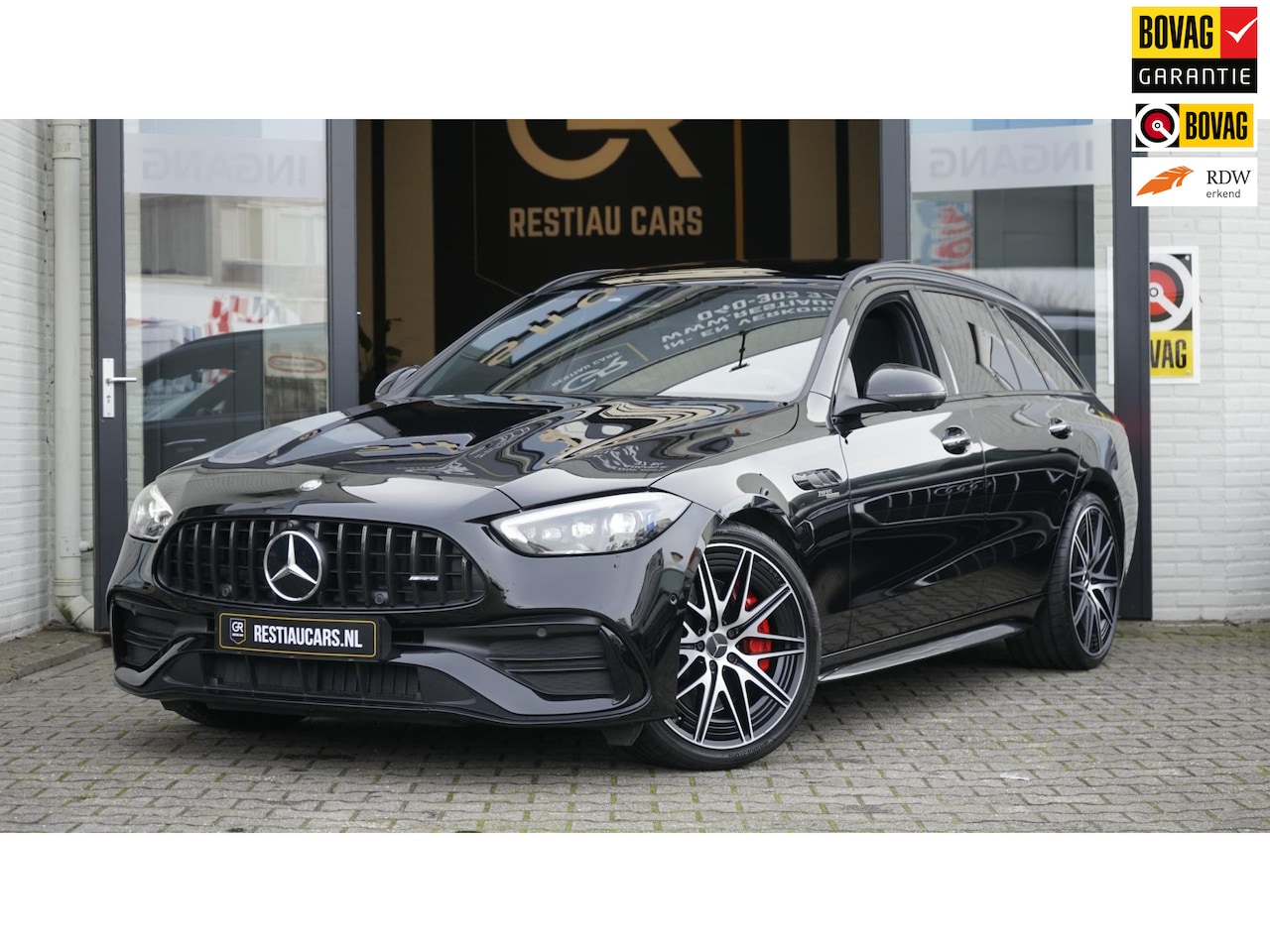 Mercedes-Benz C-klasse - C43 AMG 4MATIC 43 PERFORMANCE-360 CAMERA-ACC-AMBIANCE-BURMESTER-CARBON-DIGITAL LIGHT-HUD-P - AutoWereld.nl