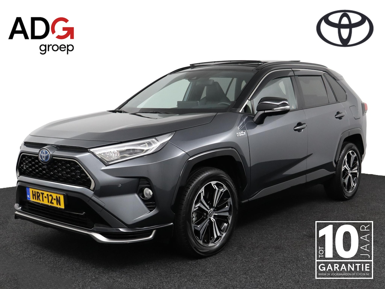Toyota RAV4 - 2.5 Plug-in Hybrid AWD Bi-Tone Plus | Alarm Klasse III | Schuif-Kanteldak | Lederen Bekled - AutoWereld.nl