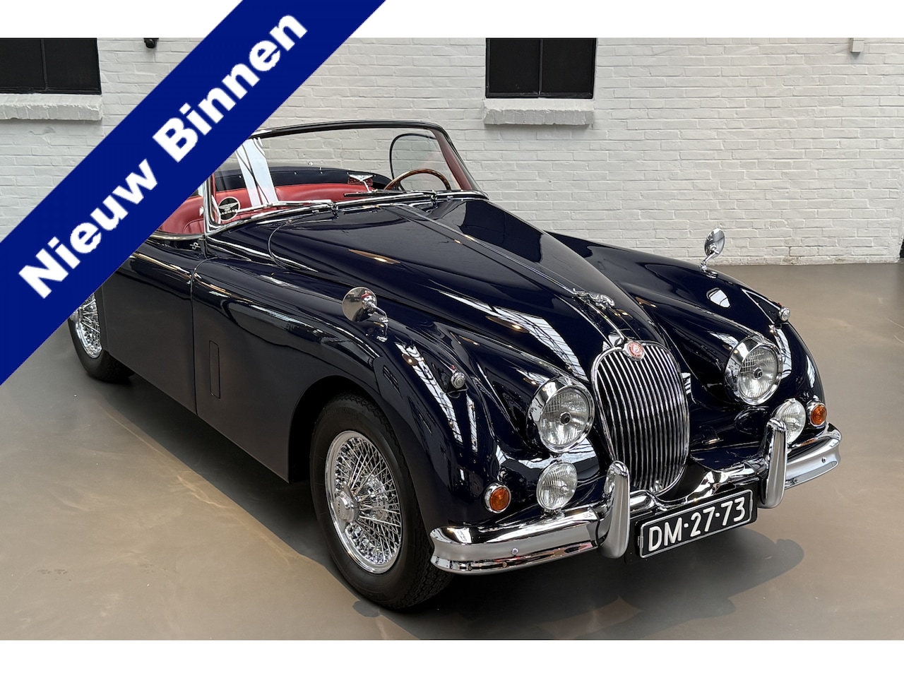 Jaguar XK - 150 ROADSTER 3.8 "S" Rebuild 265bhp Triple carburetors - AutoWereld.nl