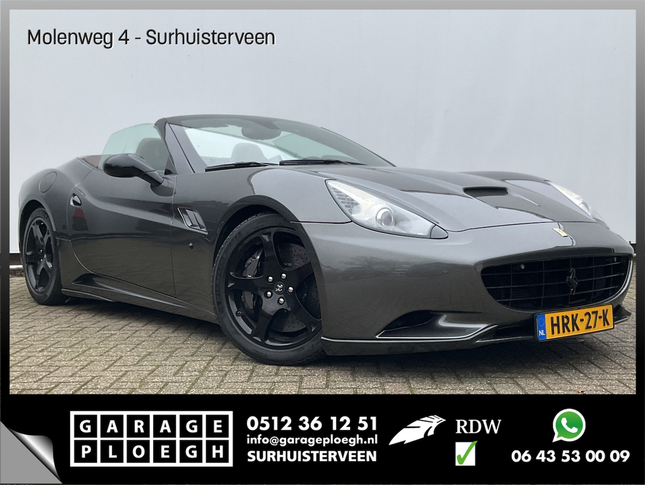 Ferrari California - 4.3 V8 460pk Novitec Ceramic Carbon bucket seats Grigio silverstone - AutoWereld.nl