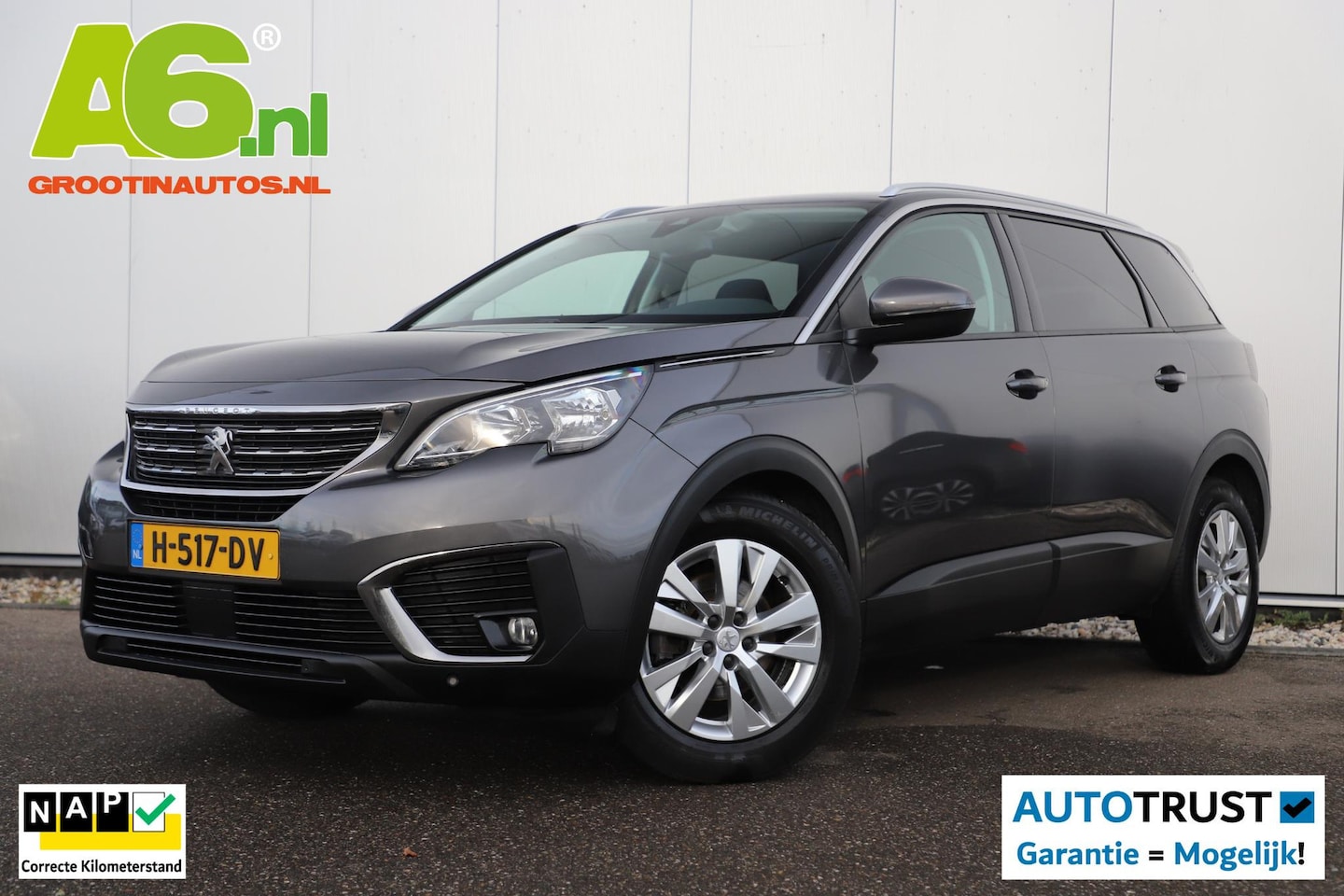 Peugeot 5008 - 1.2 PureTech Blue Lease Executive Avantage 131PK Trekhaak 7 Persoons Navigatie Achteruitri - AutoWereld.nl