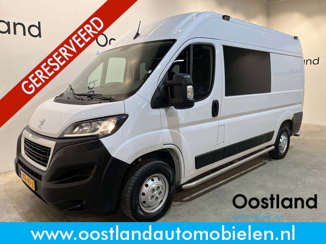 Peugeot Boxer - 2.2 BlueHDi L2H2 140 PK DC Dubbel Cabine / Euro 6 / Airco / Cruise Control / Trekhaak / Ca - AutoWereld.nl