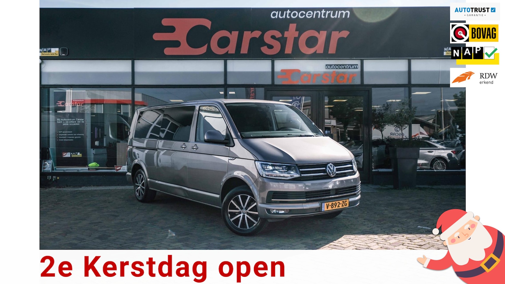 Volkswagen Transporter - 2.0 TDI L2H1 DC Highline|Navi|Pdc|Trekhaak - AutoWereld.nl