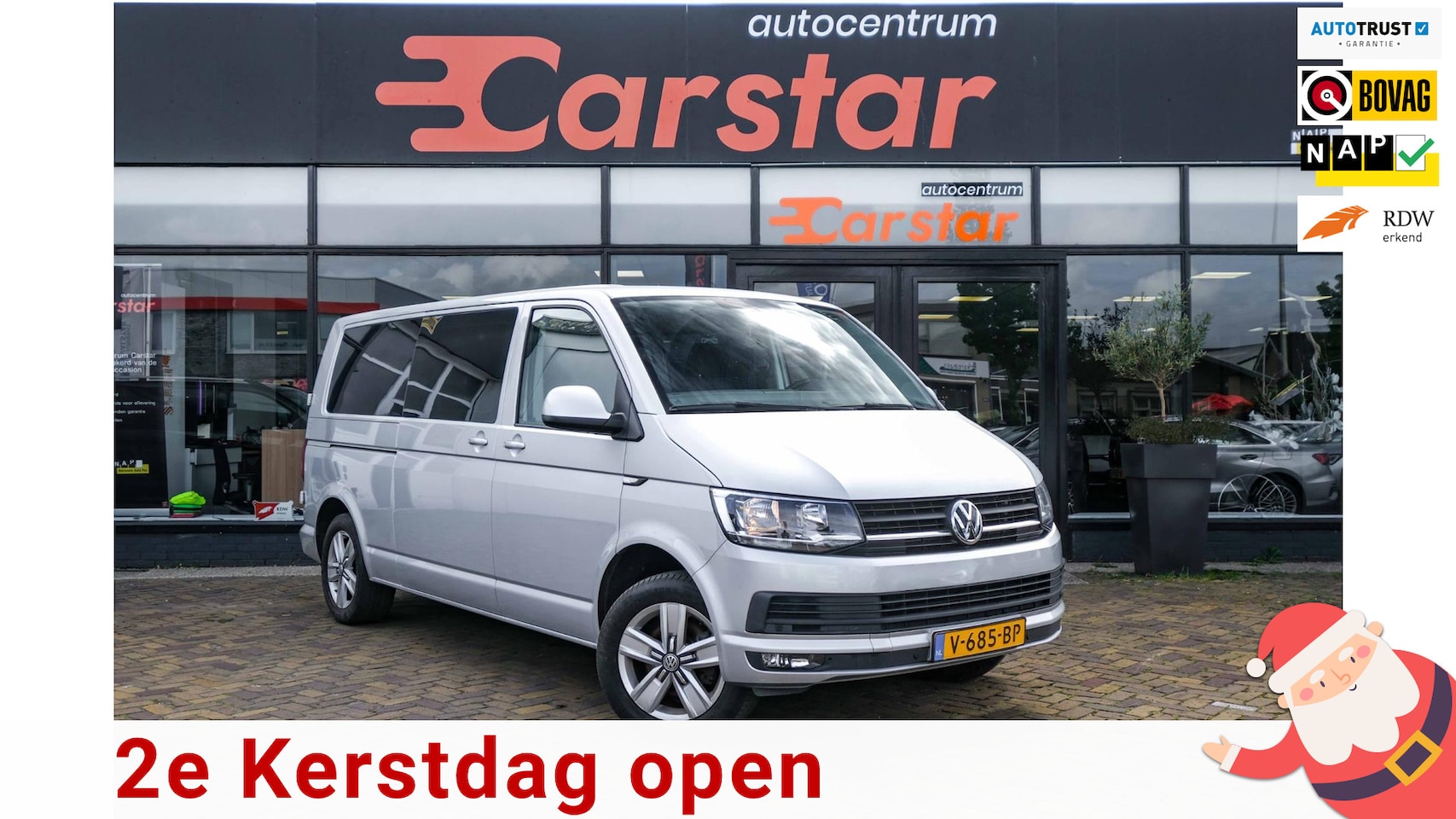 Volkswagen Transporter - 2.0 TDI L2H1 DC Comfortline Plus|Navi|Cruise|Trekhaak|Camera - AutoWereld.nl
