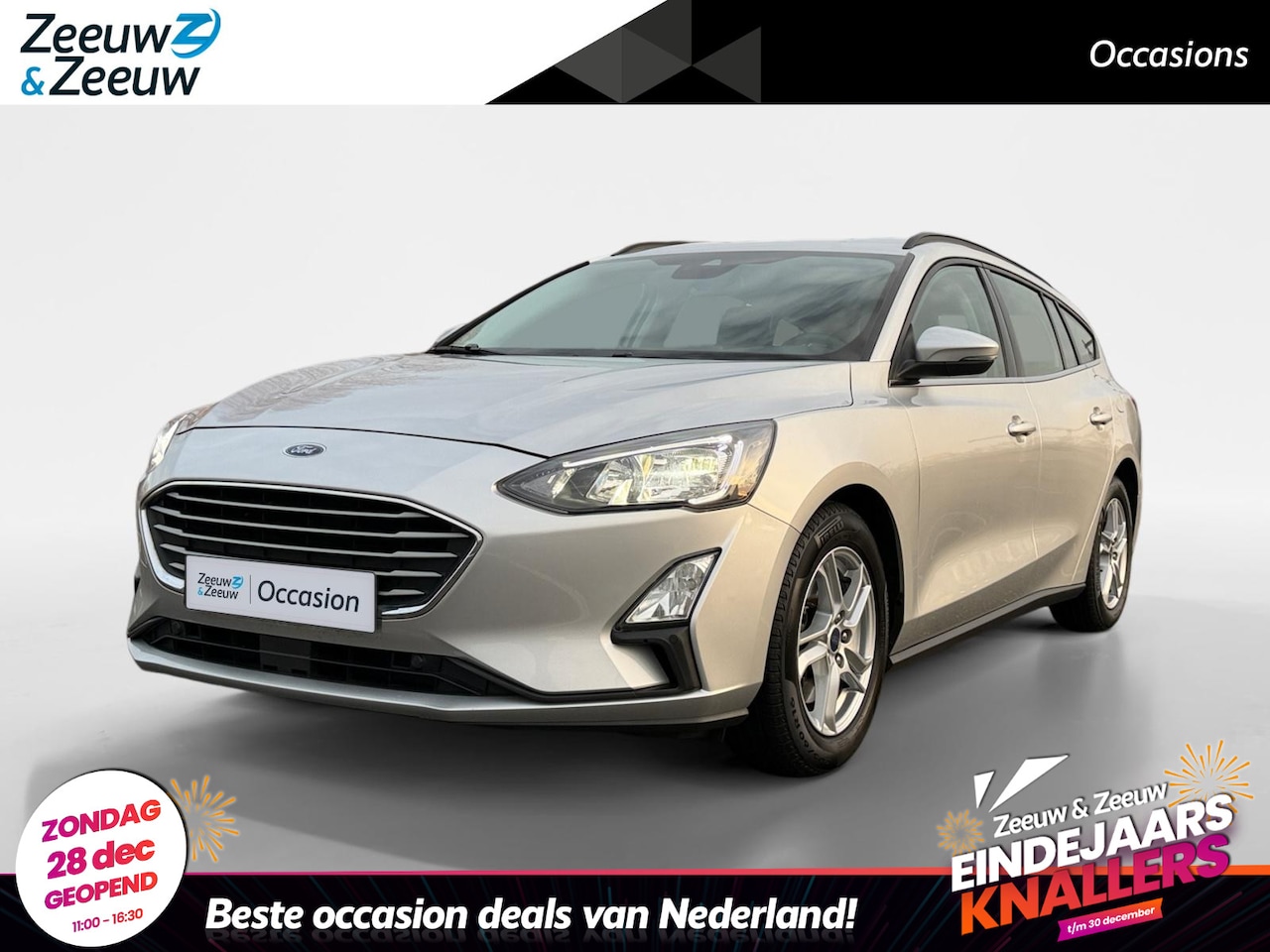 Ford Focus Wagon - 1.0 EcoBoost Hybrid Trend Edition Business | Zeer nette auto | Navigatie | Apple carplay & - AutoWereld.nl