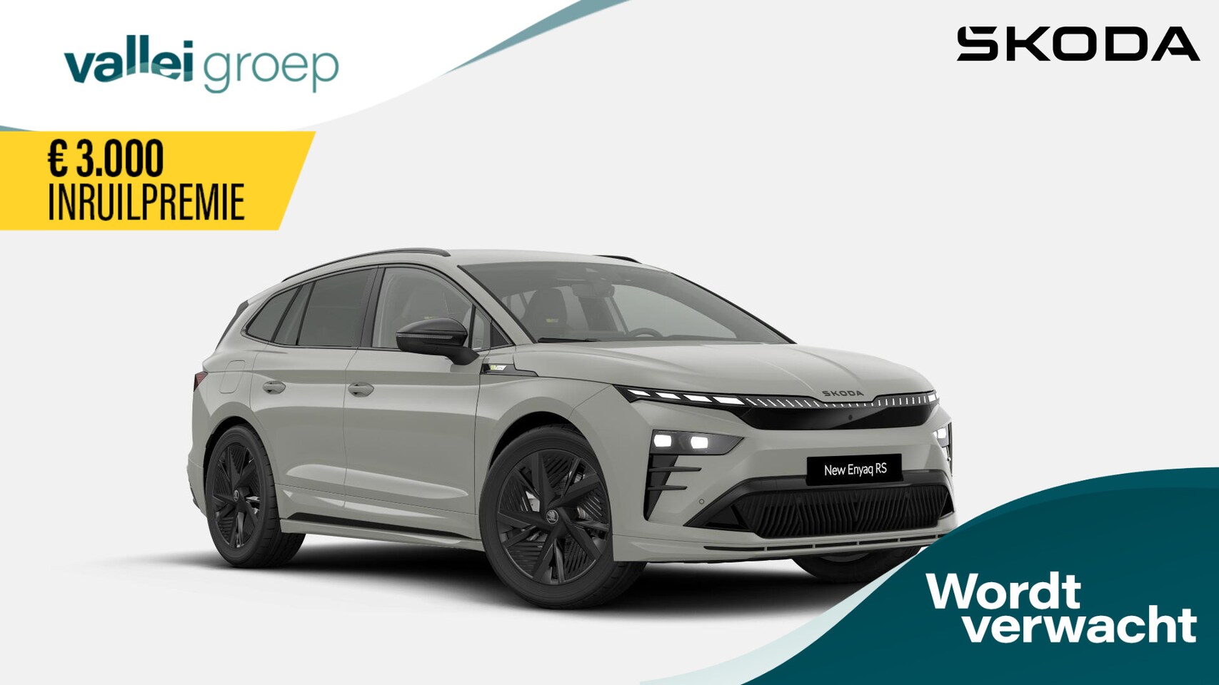 Skoda Enyaq iV - RS Elektromotor 250 kW / 340 PK SUV - AutoWereld.nl