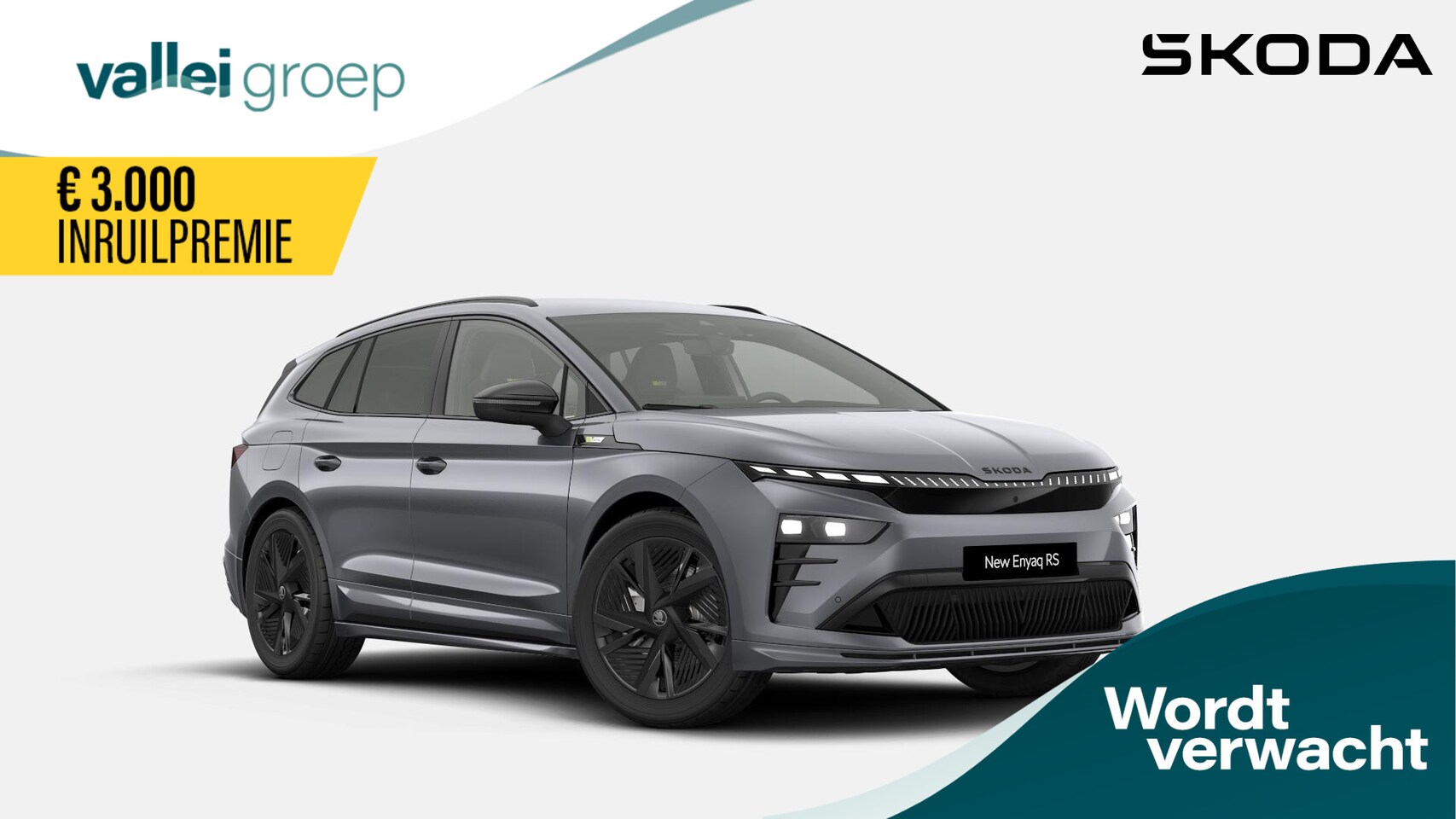 Skoda Enyaq iV - RS Elektromotor 250 kW / 340 PK SUV - AutoWereld.nl