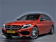 Mercedes-Benz C-klasse Estate - 180 157pk Automaat AMG-Line Org.NL Pano/Camera/Navi/Led/H.leer/Stoelverw./Climate/Pdc/Lmv1
