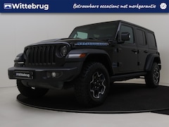Jeep Wrangler Unlimited - 4xe 380pk Rubicon UITVERKOOP | | Leder | Navigatie | Camera | Stoelverwarming