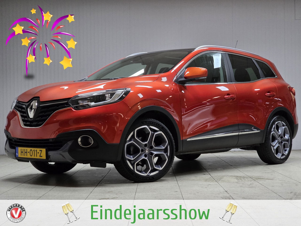 Renault Kadjar - 1.2 TCe Intens/ DEALER ONDERHOUDEN!/ Trekhaak/ 19'' LMV/ Half-Leder/ Keyless/ Lane-Assist. - AutoWereld.nl