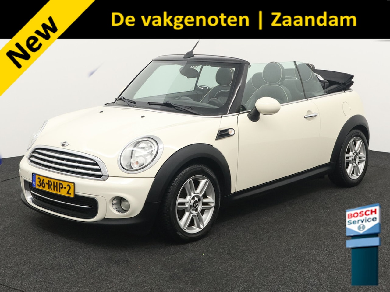 MINI Cabrio - Mini 1.6 Cooper Chili De Mini Cabrio 1.6 Cooper Chili uit 2011 is een stijlvolle en sporti - AutoWereld.nl