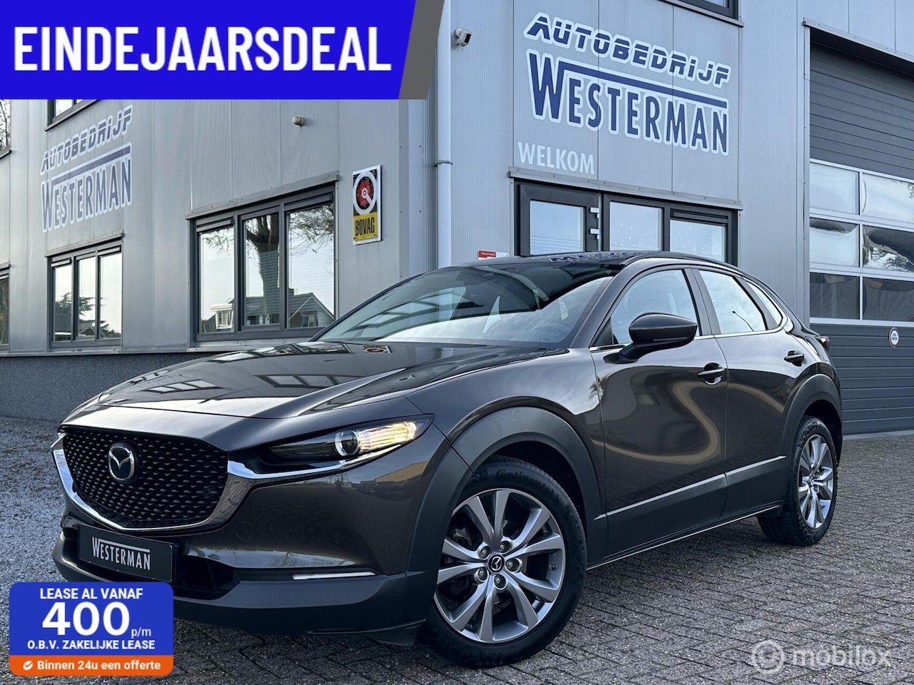 Mazda CX-30 - 2.0 e-SkyActiv M Hybrid AUT Acc Clima Stoel-/stuurverw. Keyless Led Carplay 18"Lmv etc. - AutoWereld.nl