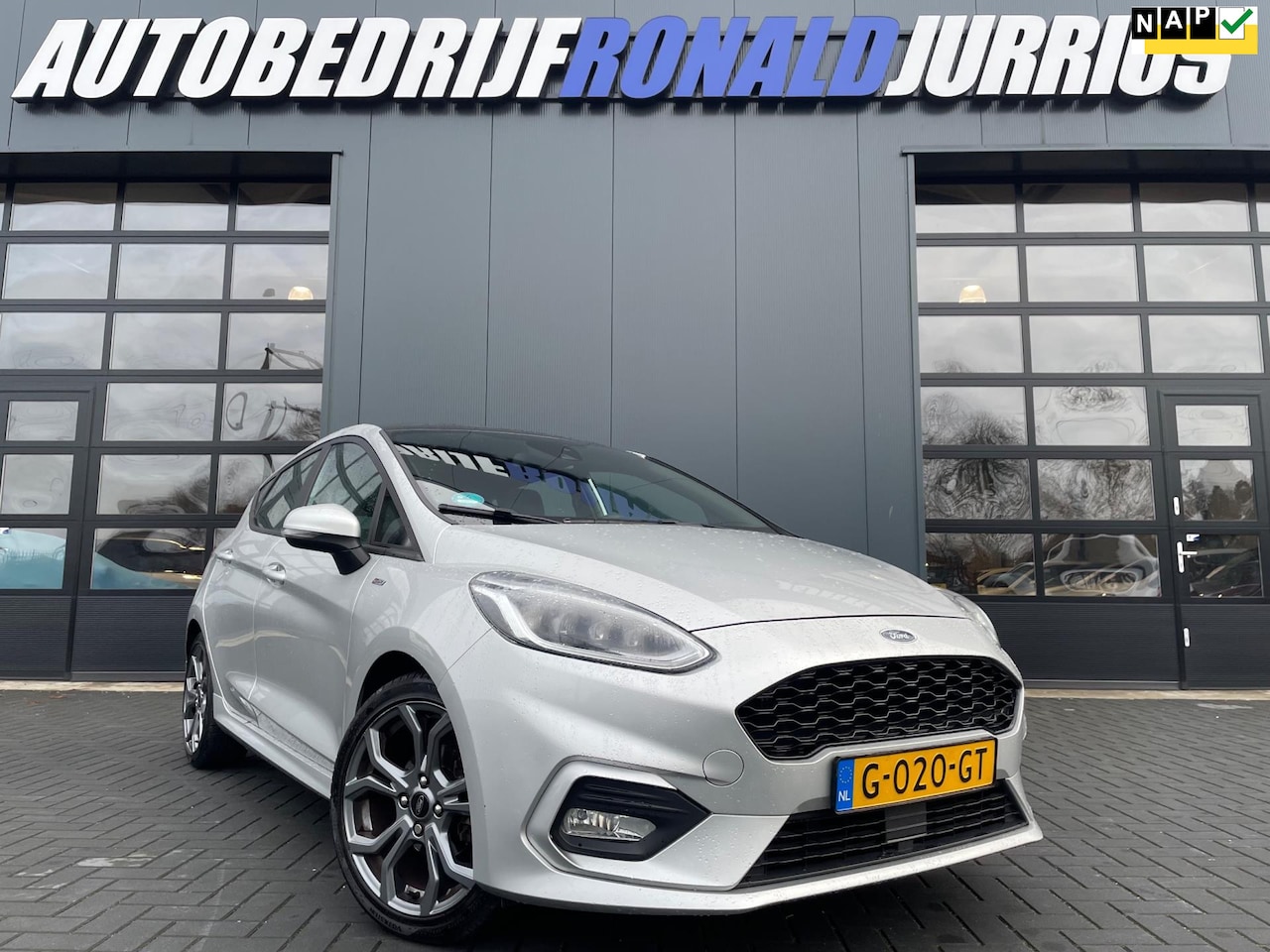 Ford Fiesta - 1.0 EcoBoost ST-Line NL.Auto/Panoramadak/125PK/Full Led/Carplay/Winterpack/Clima/Sportstoe - AutoWereld.nl