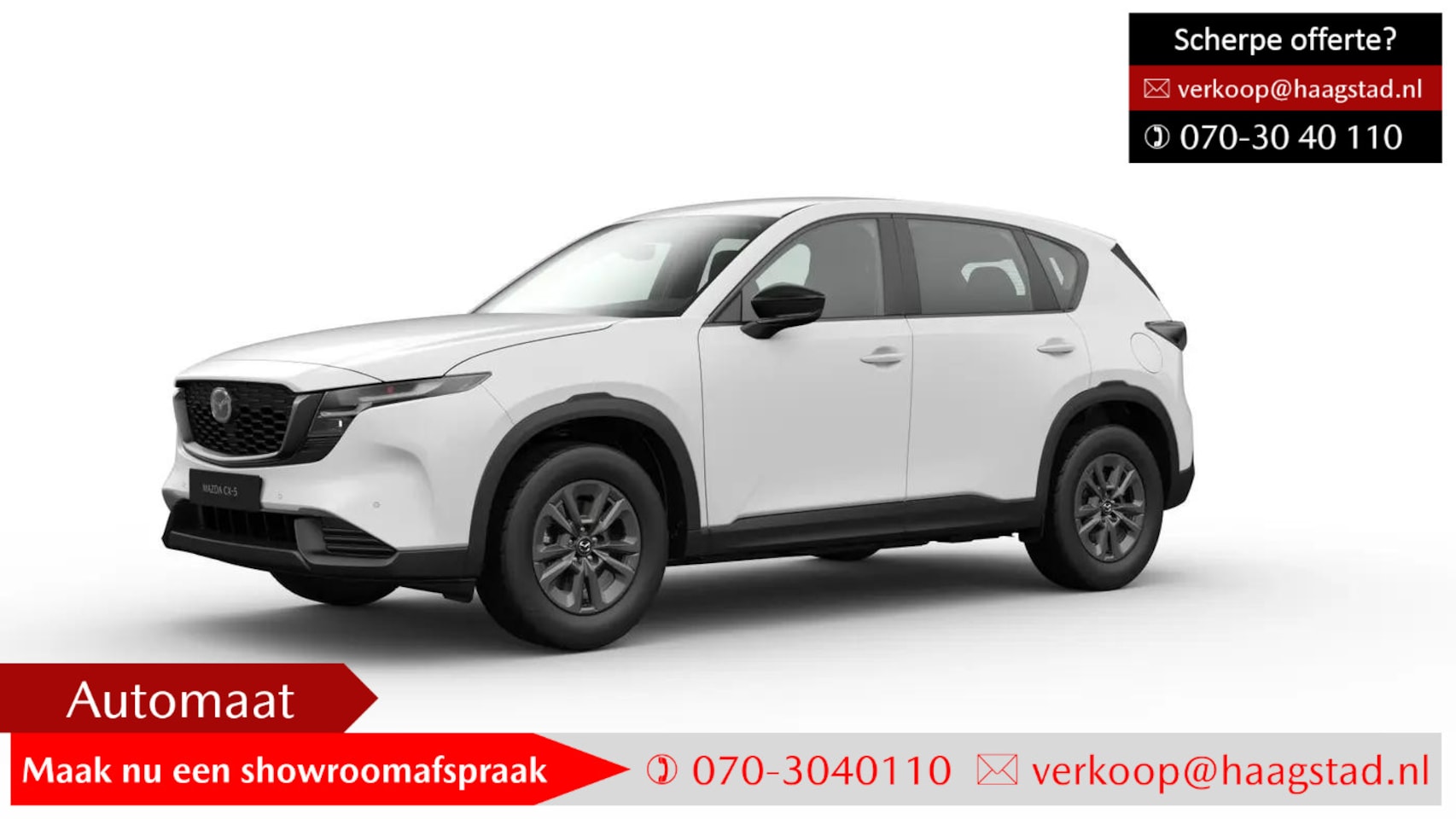 Mazda CX-5 - 2.5 e-Skyactiv-G 141 M Hybrid Prime-Line Private Lease nu voor €599,- per maand! (72 maand - AutoWereld.nl