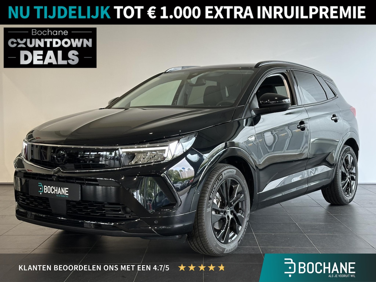 Opel Grandland - 1.2 Turbo GS | NAVIGATIE | CAMERA | PARKEERSENSOREN VOOR-EN ACHTER | 18" LICHTMETALEN VELG - AutoWereld.nl