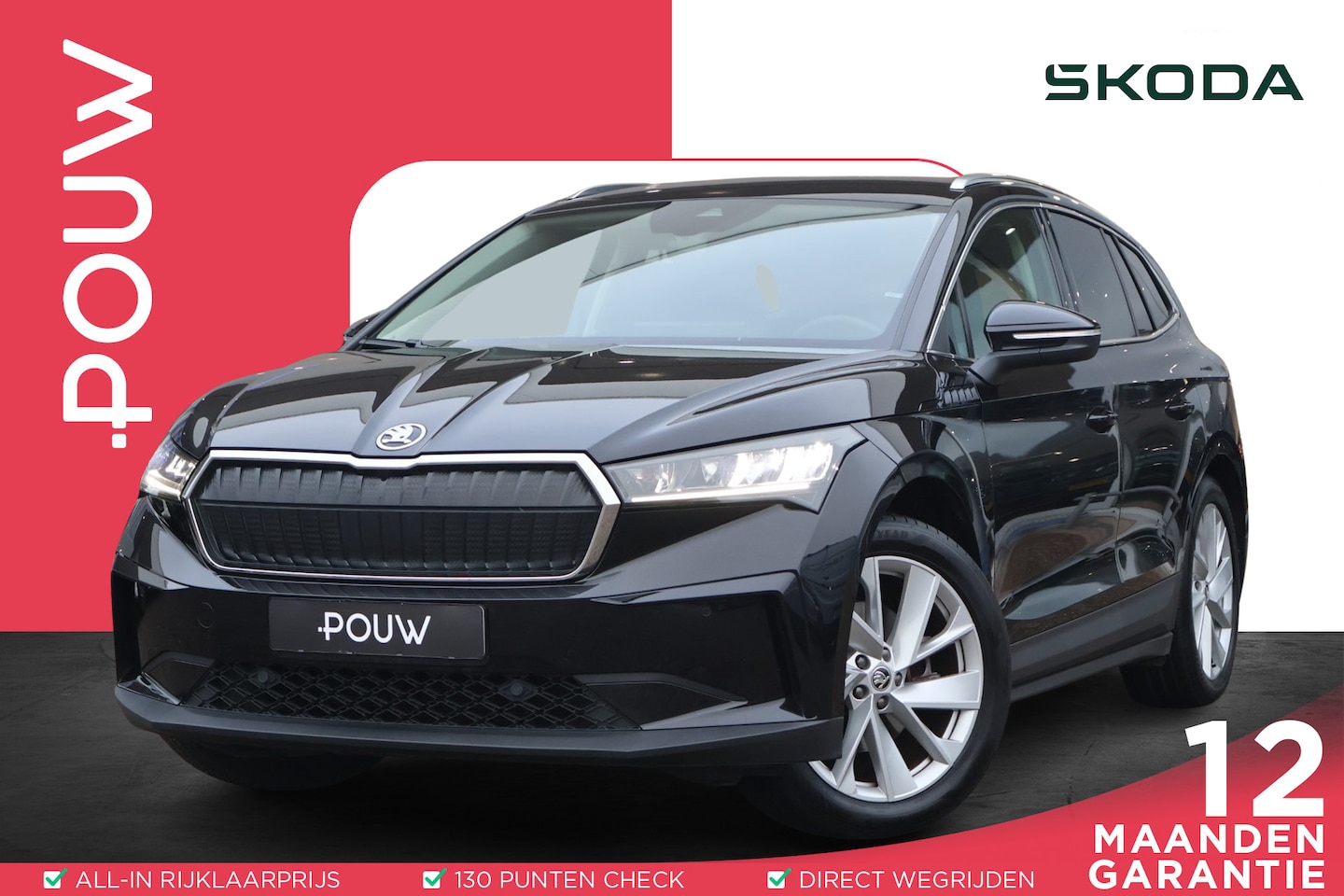 Skoda Enyaq iV - 60 180pk | SoH 94% | Trekhaak Wegklapbaar | Navigatie | Keyless | Camera | PDC - AutoWereld.nl