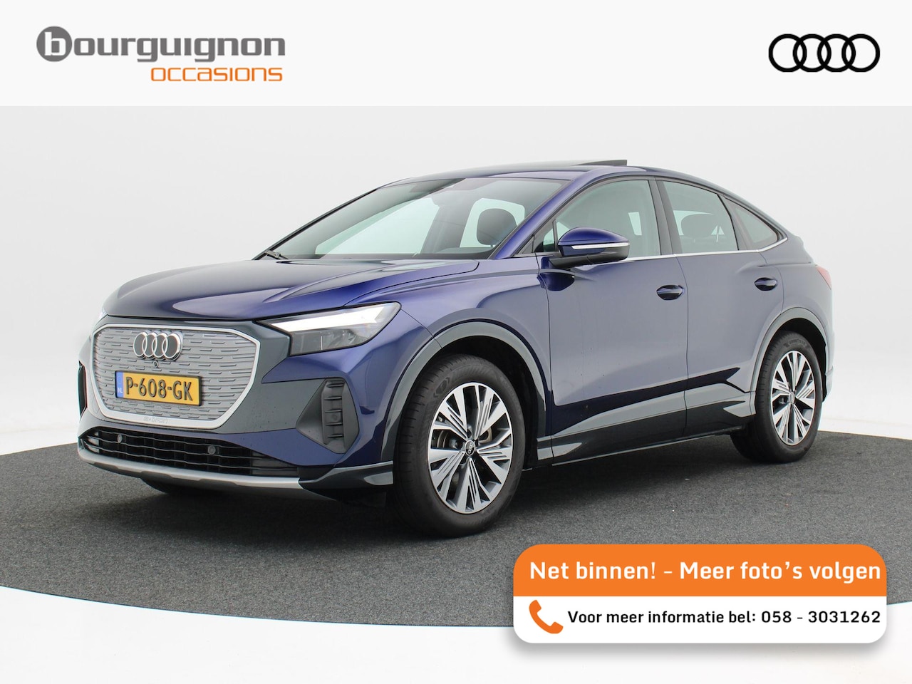 Audi Q4 Sportback e-tron - 40 77 kWh 204 Pk Automaat | Panoramadak | Volledig Leder | Virtual Cockpit | Elektrische A - AutoWereld.nl