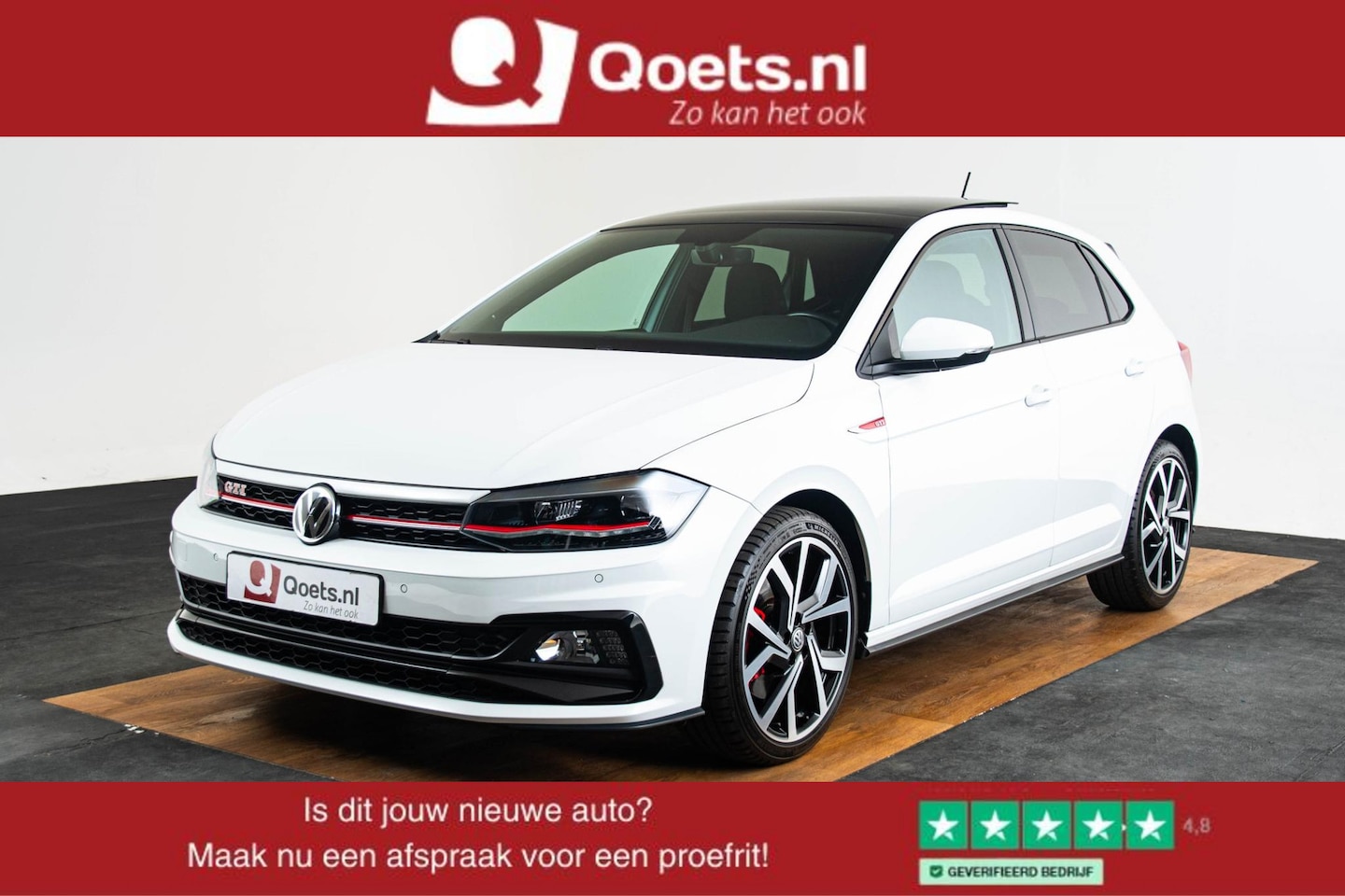 Volkswagen Polo - 2.0 TSI GTI Panoramadak - ACC - Winterpakket - Spiegelpakket - Getinte Ruiten - Sound syst - AutoWereld.nl