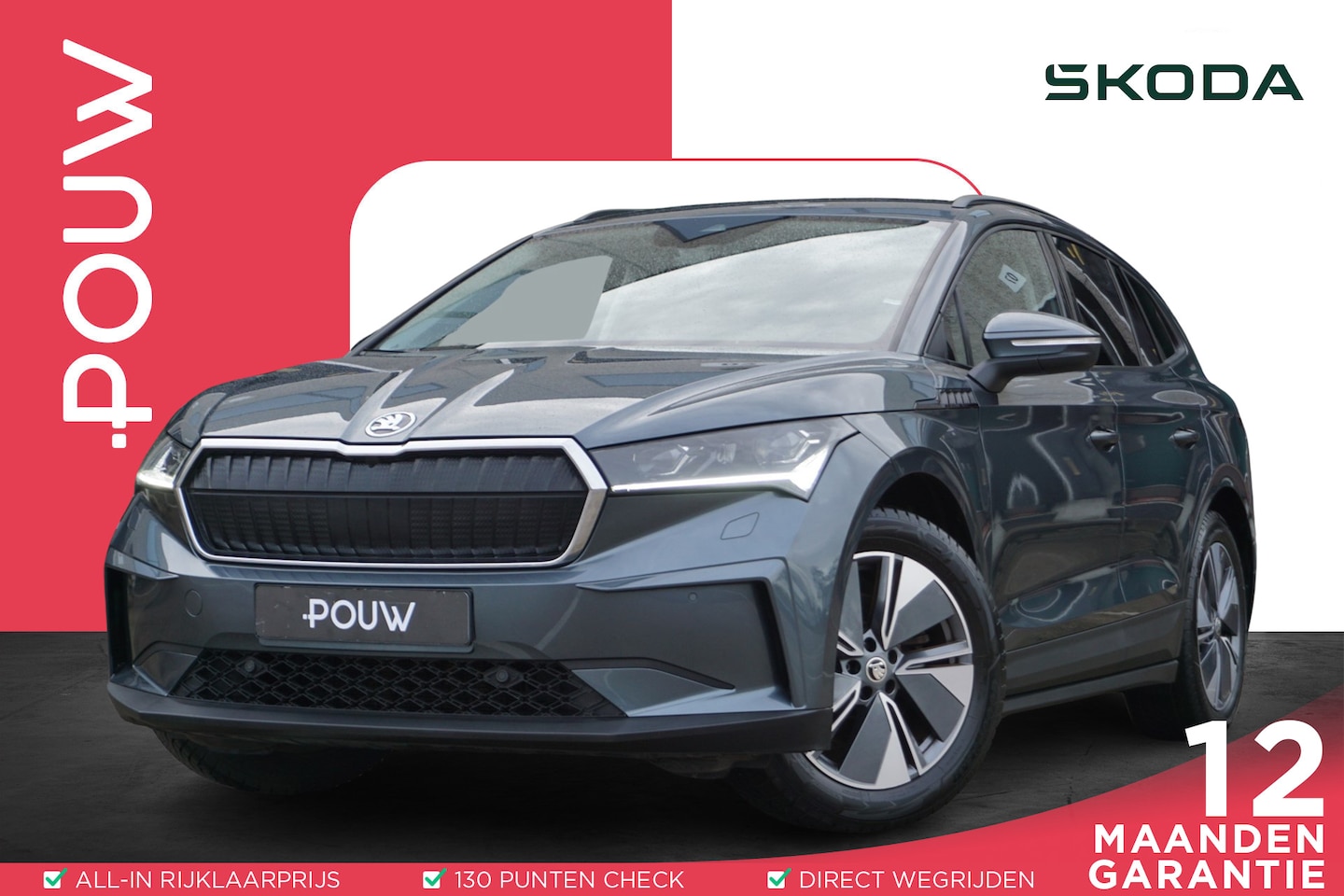 Skoda Enyaq iV - 180pk 60 | Stoel-/ Stuurverwarming | SmartLink | Climate Control - AutoWereld.nl