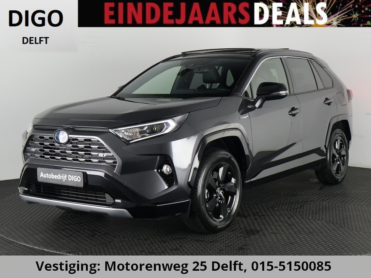 Toyota RAV4 - 2.5 EXECUTIVE PACK BITONE SCHUIFDAK GARANTIE 2029 LEDER. CAMERA. CARPLAY NAVIGATIE. ELEKTR - AutoWereld.nl
