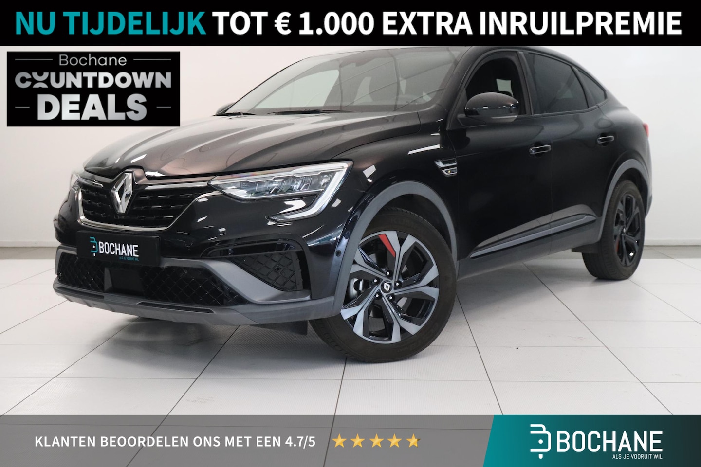 Renault Arkana - 1.6 E-Tech Hybrid R.S. Line | Camera | Leder | Stuur & Stoelverwarming | LED | Navigatie | - AutoWereld.nl