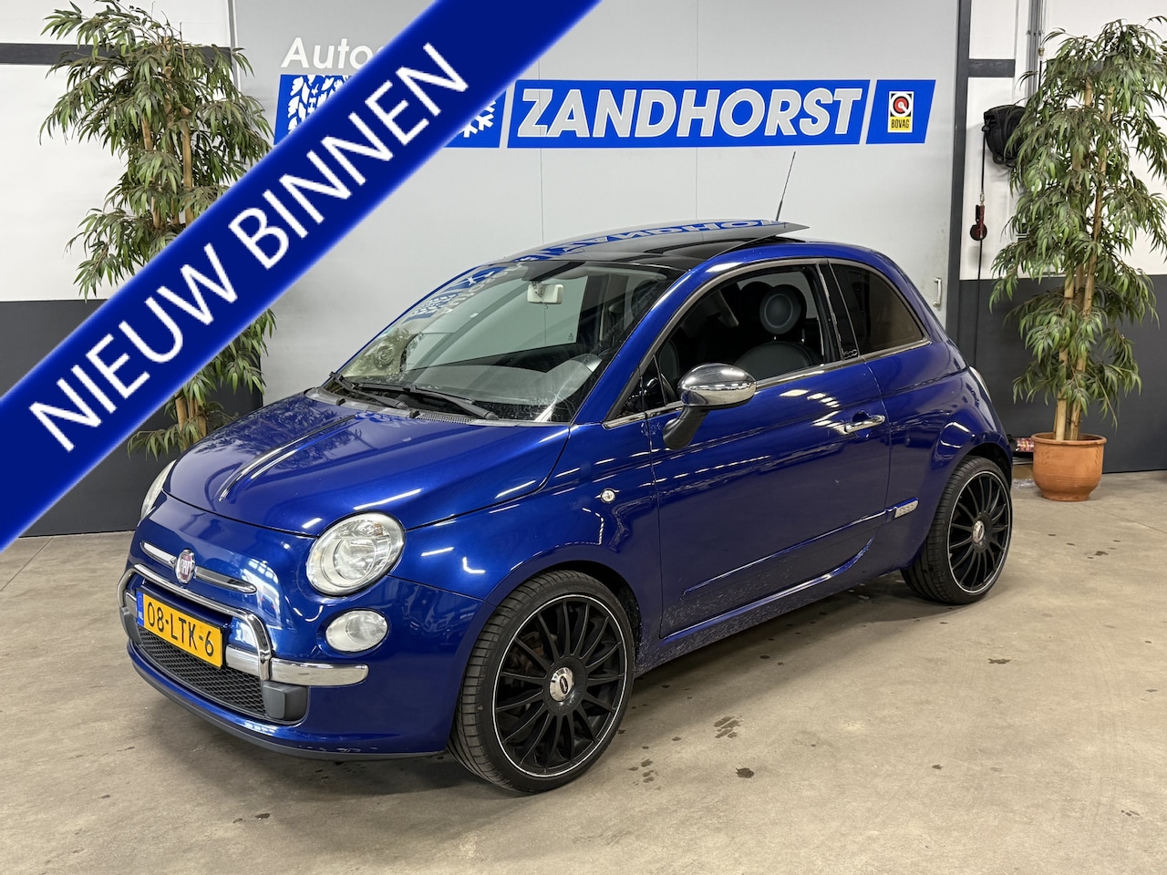 Fiat 500 - 1.2 Lounge // Schuifdak // Leer // Autom. - AutoWereld.nl