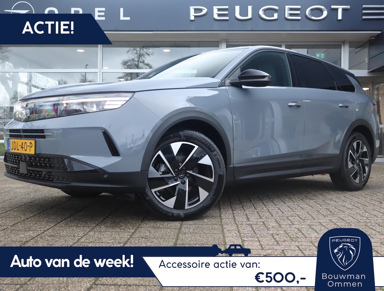 Opel Grandland - *Auto van de Week!* Business Edition 1.2 Turbo Hybrid 145PK eDCT 6-traps Automaat, Rijklaa - AutoWereld.nl