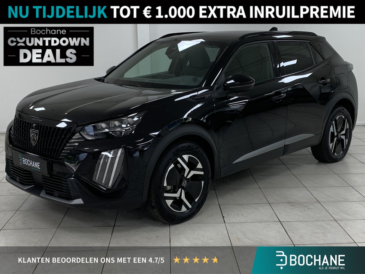 Peugeot 2008 - 1.2 Hybrid 136 GT AUTOMAAT | RONDOM ZICHT CAMERA | PANORAMADAK | COMPLETE AUTO! - AutoWereld.nl