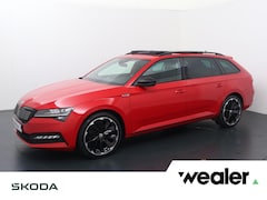 Skoda Superb Combi - 1.4 TSI iV Sportline Business | 218 PK | SoH 86% | Trekhaak | Panoramadak | Area view 360