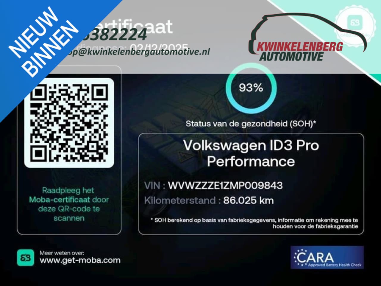 Volkswagen ID.3 - 1ST PLUS 58kWh/ CAMERA/ KEYLESS/ MATRIX LED/ SOH 93% - AutoWereld.nl