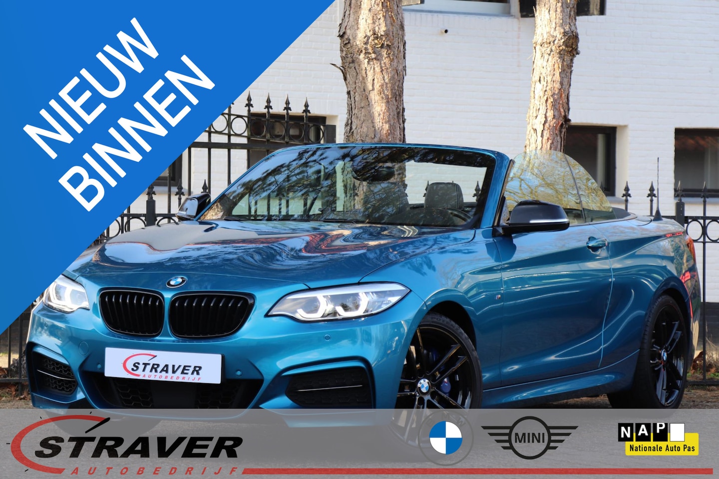 BMW 2-serie Cabrio - M240i xDrive High Executive |Harman/Kardon |Stuurwielverwarming - AutoWereld.nl