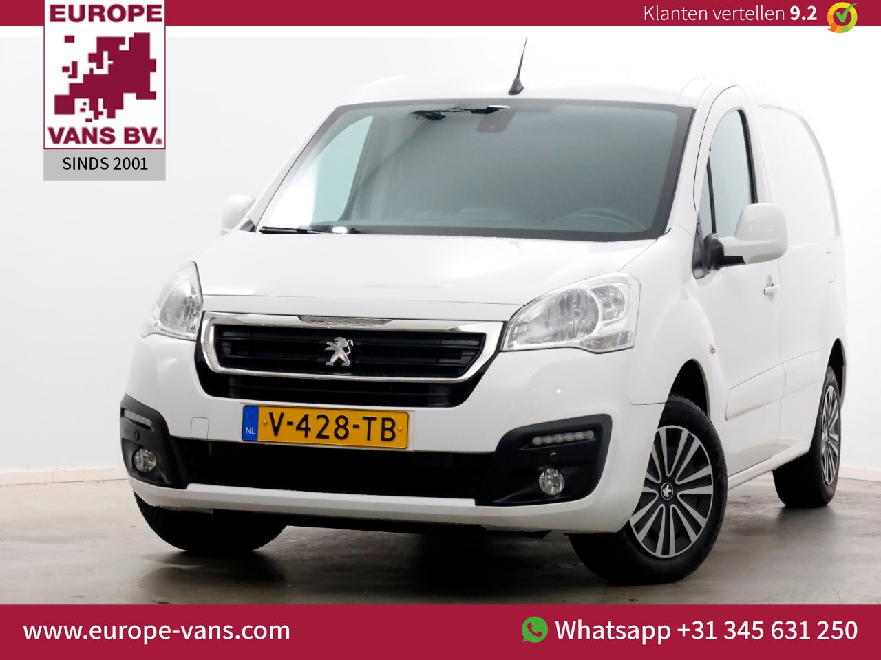 Peugeot Partner - 1.6 BlueHDi 100pk E6 L1 Premium Pack Airco/Navi 10-2018 - AutoWereld.nl