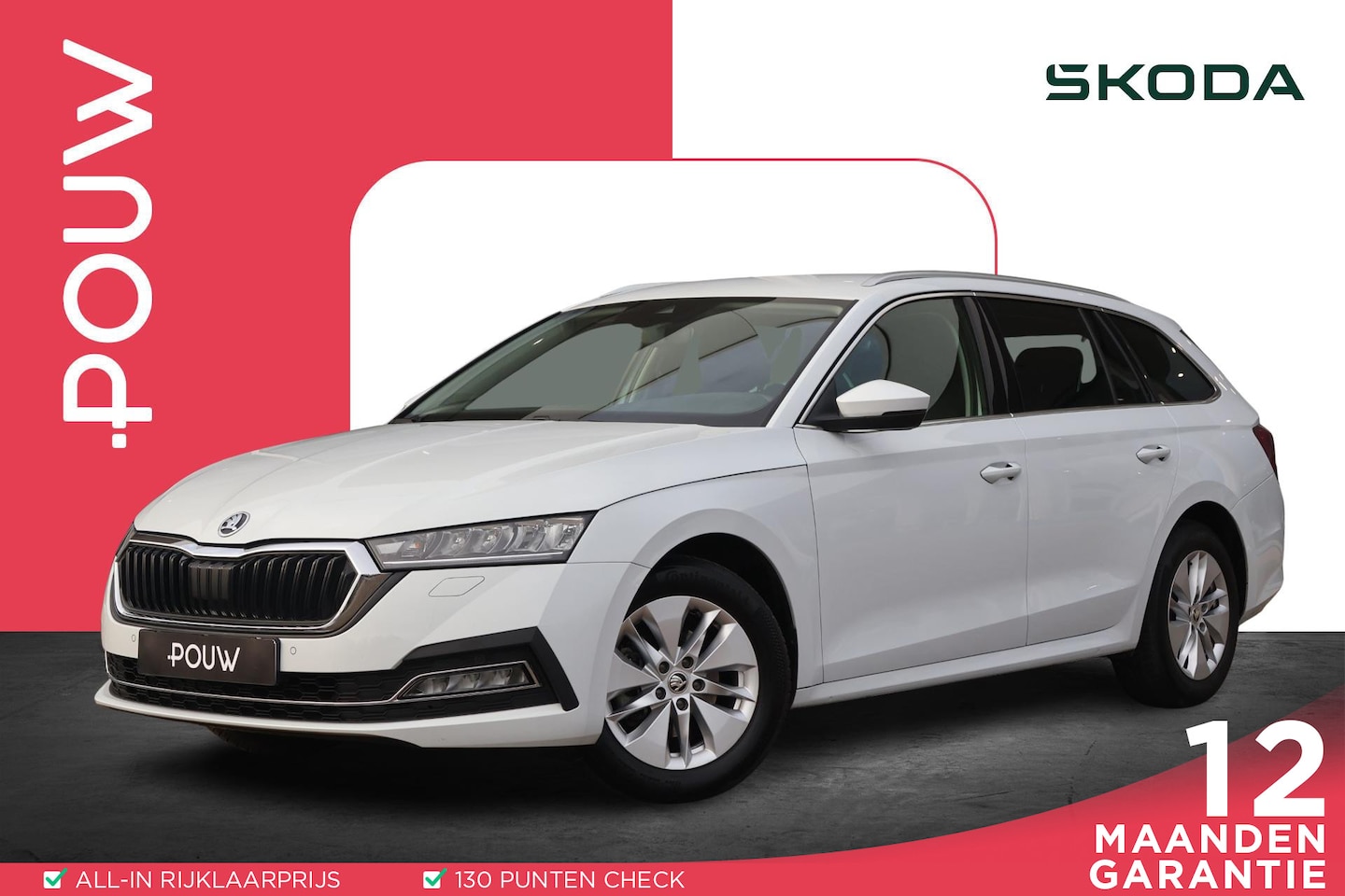 Skoda Octavia Combi - 1.0 TSI 110pk Business Edition | Navigatie | Camera | PDC | Elektrische achterklep - AutoWereld.nl