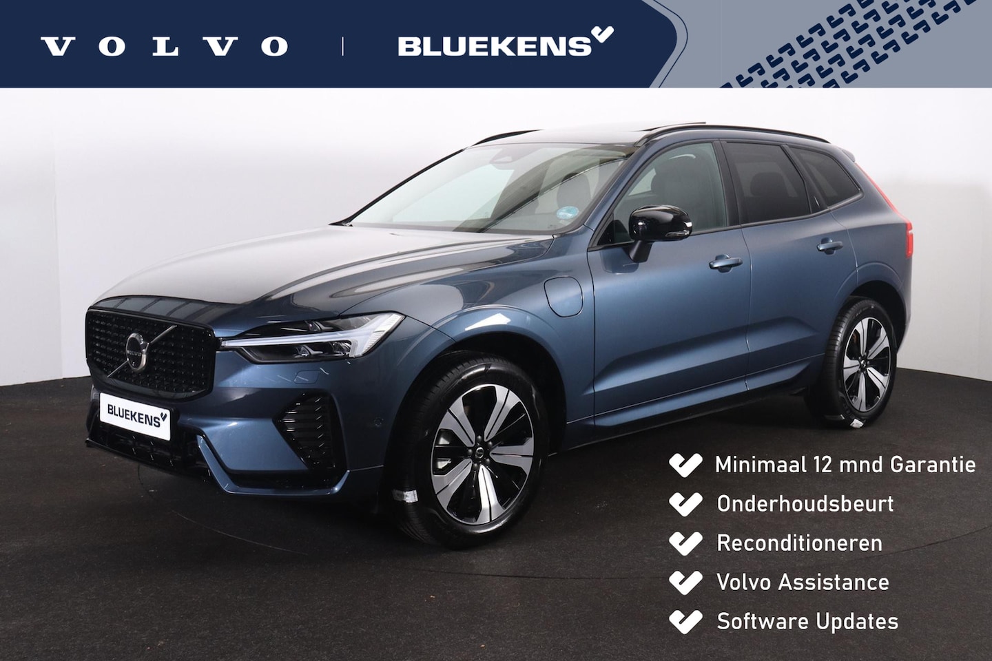 Volvo XC60 - T6 Recharge AWD Plus Dark - Panorama/schuifdak - IntelliSafe Assist & Surround - 360º Came - AutoWereld.nl
