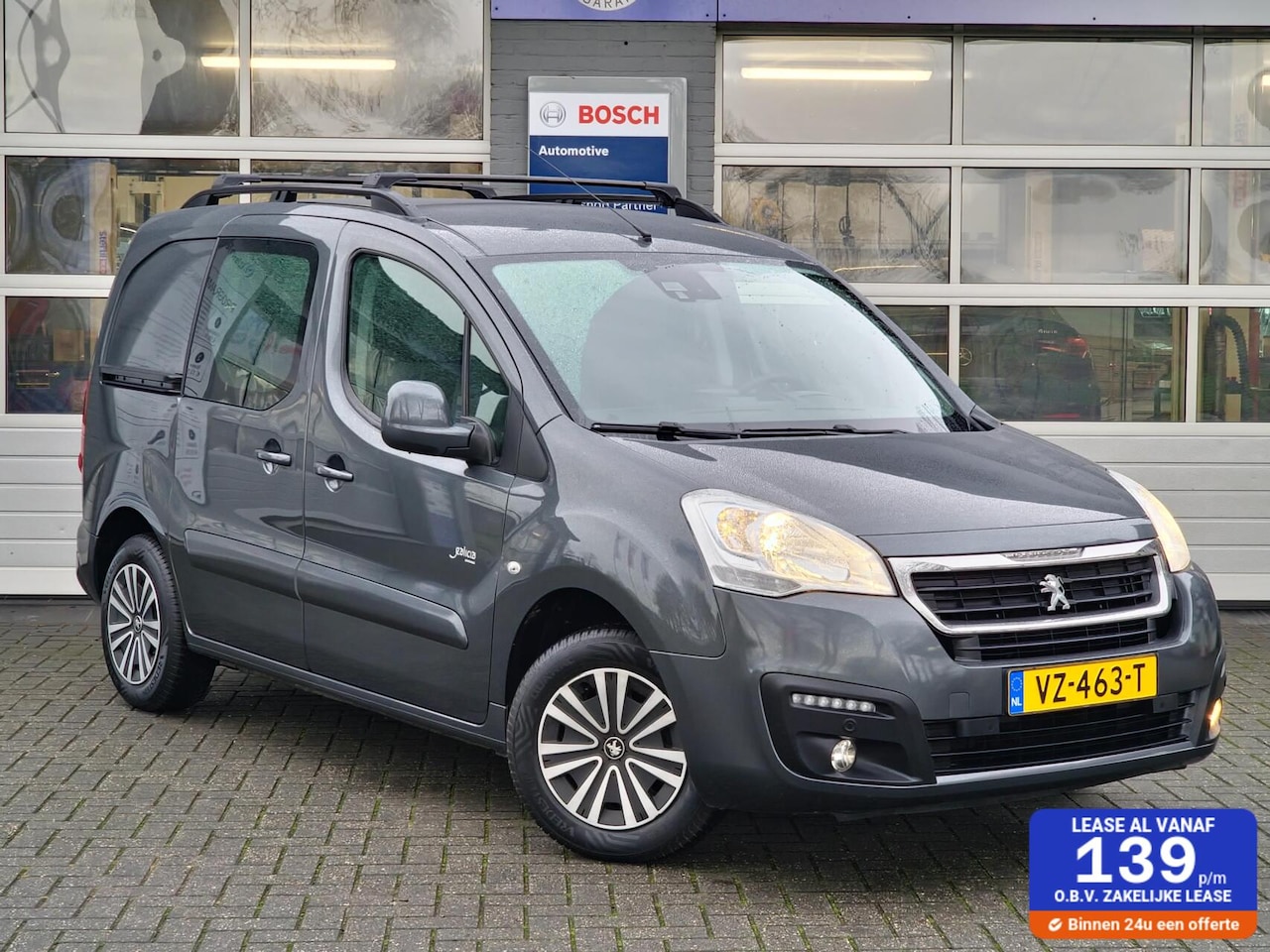 Peugeot Partner - bestel 120 1.6 BlueHDi 100PK L1 Galicia|MARGE|Airco|Camera|Automaat|PDC Rondom|Trekhaak| - AutoWereld.nl