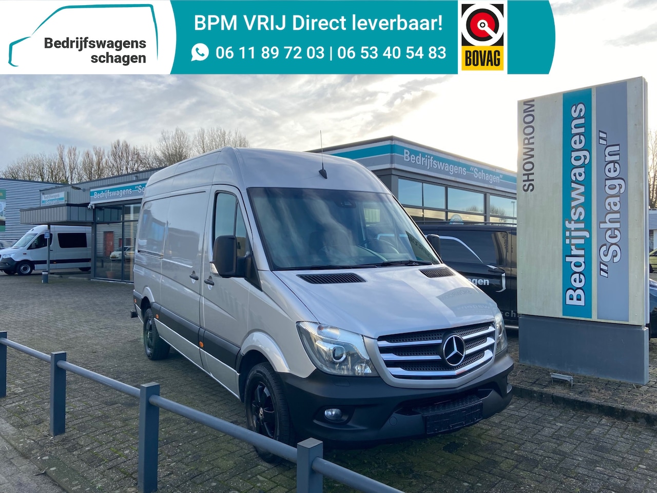 Mercedes-Benz Sprinter - 319 3.0 CDI V6 E6 L2H2 | 3.5T Trekhaak | Xenon | Automaat | NAP - AutoWereld.nl