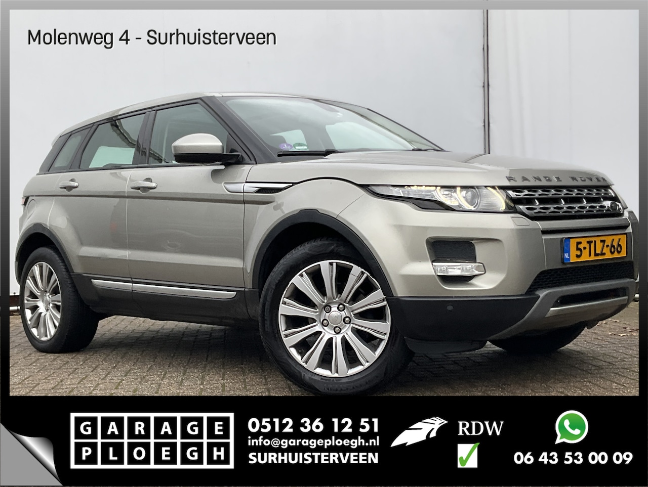 Land Rover Range Rover Evoque - 2.0 Si 4WD Prestige Pano Meridian Leer Memory Keyless NL-Auto Voll.Onderhouden! - AutoWereld.nl