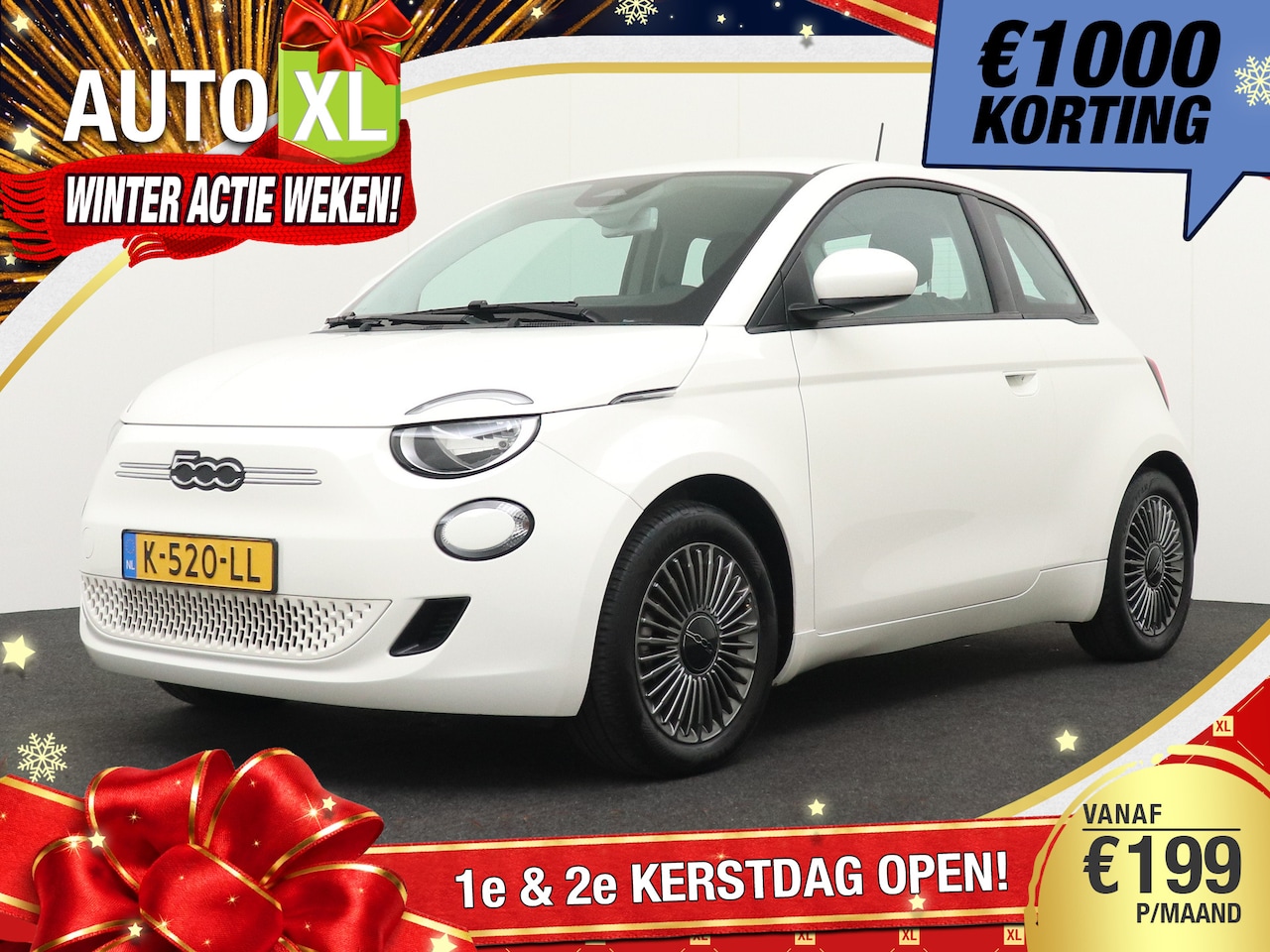Fiat 500 - Business Launch Edition 42 kWh Carplay Navi LED 16'LMV - AutoWereld.nl