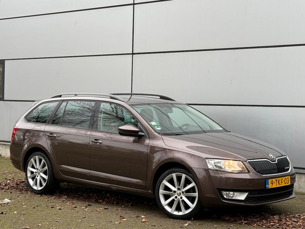 Skoda Octavia Combi - 1.6 TDI Greenline Businessline 2e Eignr |Leder |Stoelverw |Navi |Cruise |Trekhaak |Airco | - AutoWereld.nl