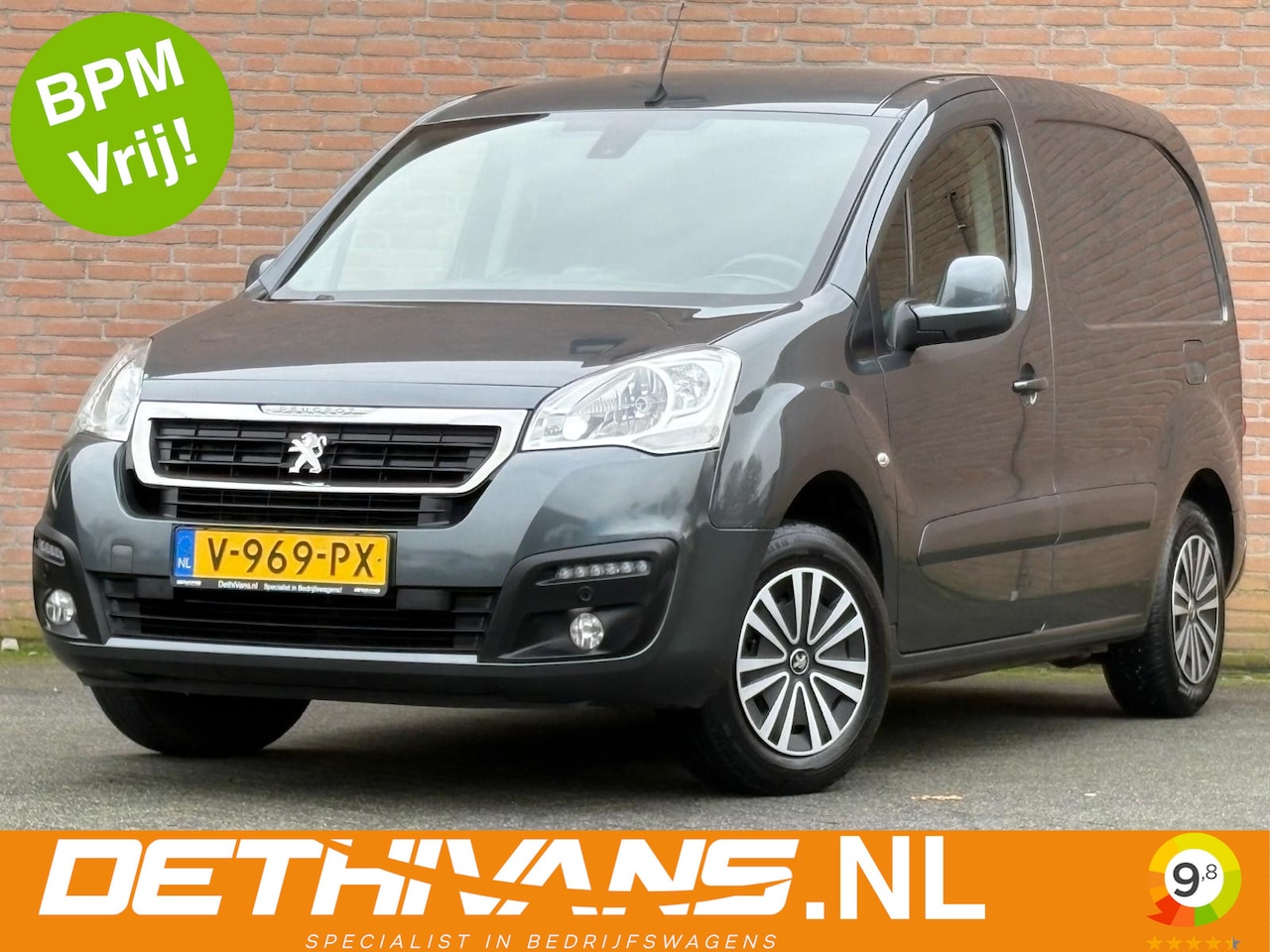 Peugeot Partner - 1.6BlueHDi Premium / Cruisecontrol / Trekhaak / Euro6 - AutoWereld.nl