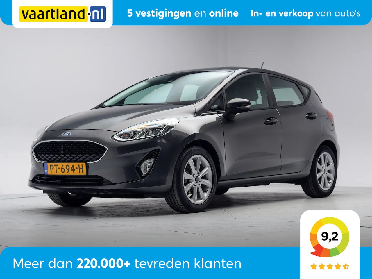 Ford Fiesta - 1.1 85pk Trend 5-drs [ Navi Apple Carplay/Android Auto Parkeersensoren ] - AutoWereld.nl